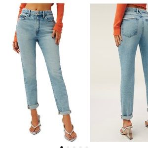 Good American Good Girlfriend High Waist Straight - Size 2